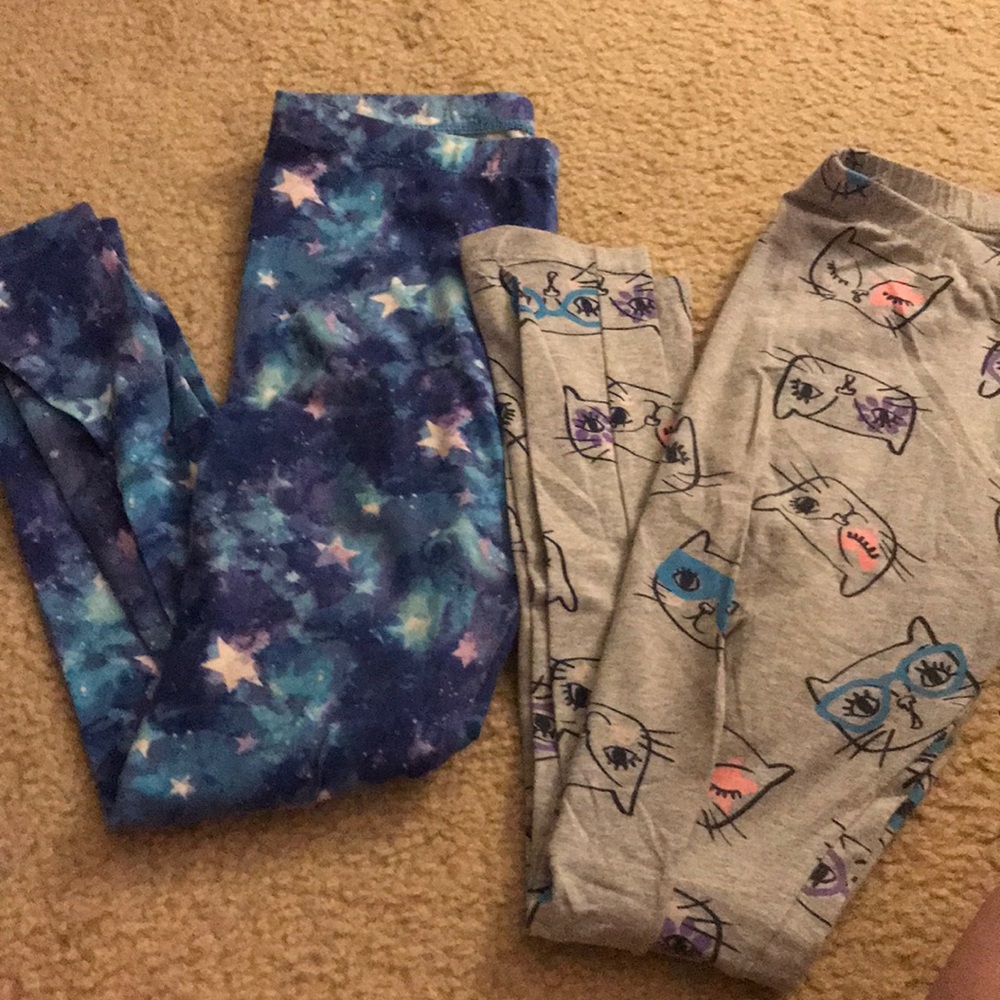 Cat & Jack legging 4 pairs large